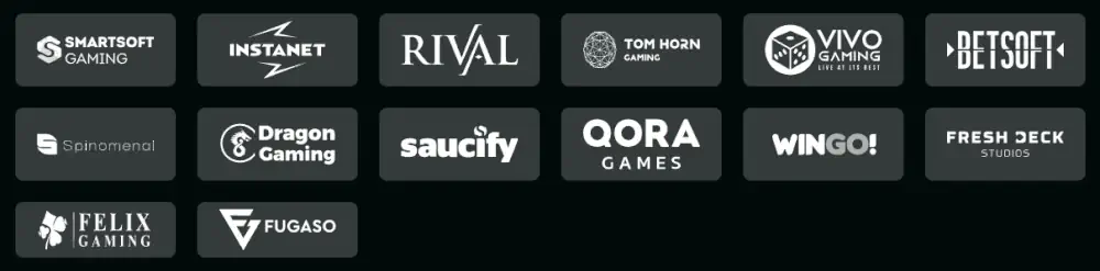 TrueFortune principali provider software tra cui Rival e Vivo Gaming